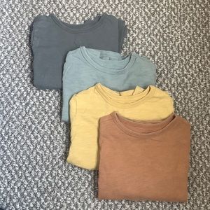 Set of 4 longs sleeve little co shirts 5t